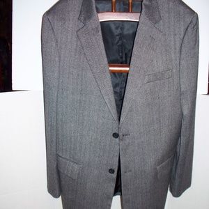 Joseph Feiss Sport Coat 44R Herringbone 2 Button
